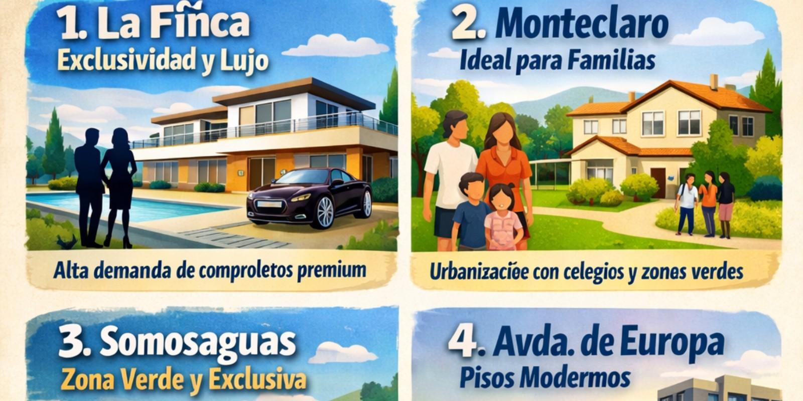 Top zonas de Pozuelo donde más rápido se venden las casas (Guía 2026)